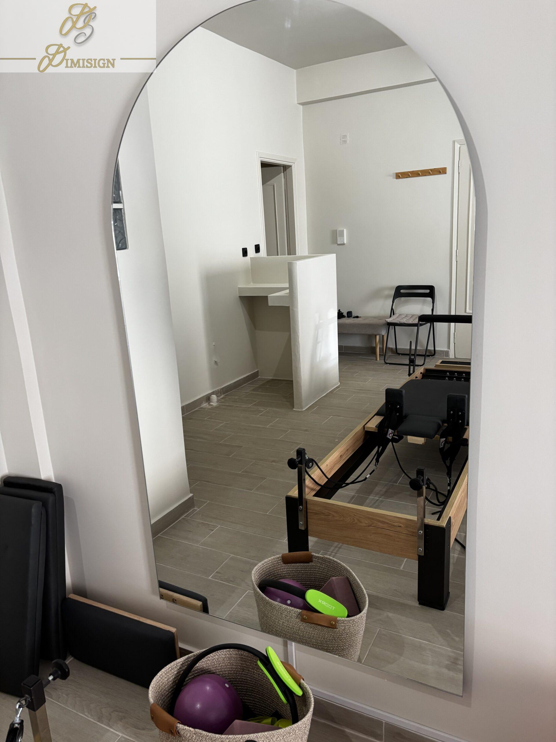 Νέα έργο που ολοκληρώθηκε από την Dimisign στην Νίκαια Αττικής. Studio Pilates -Ανακαίνιση. Κατασκευή Reception