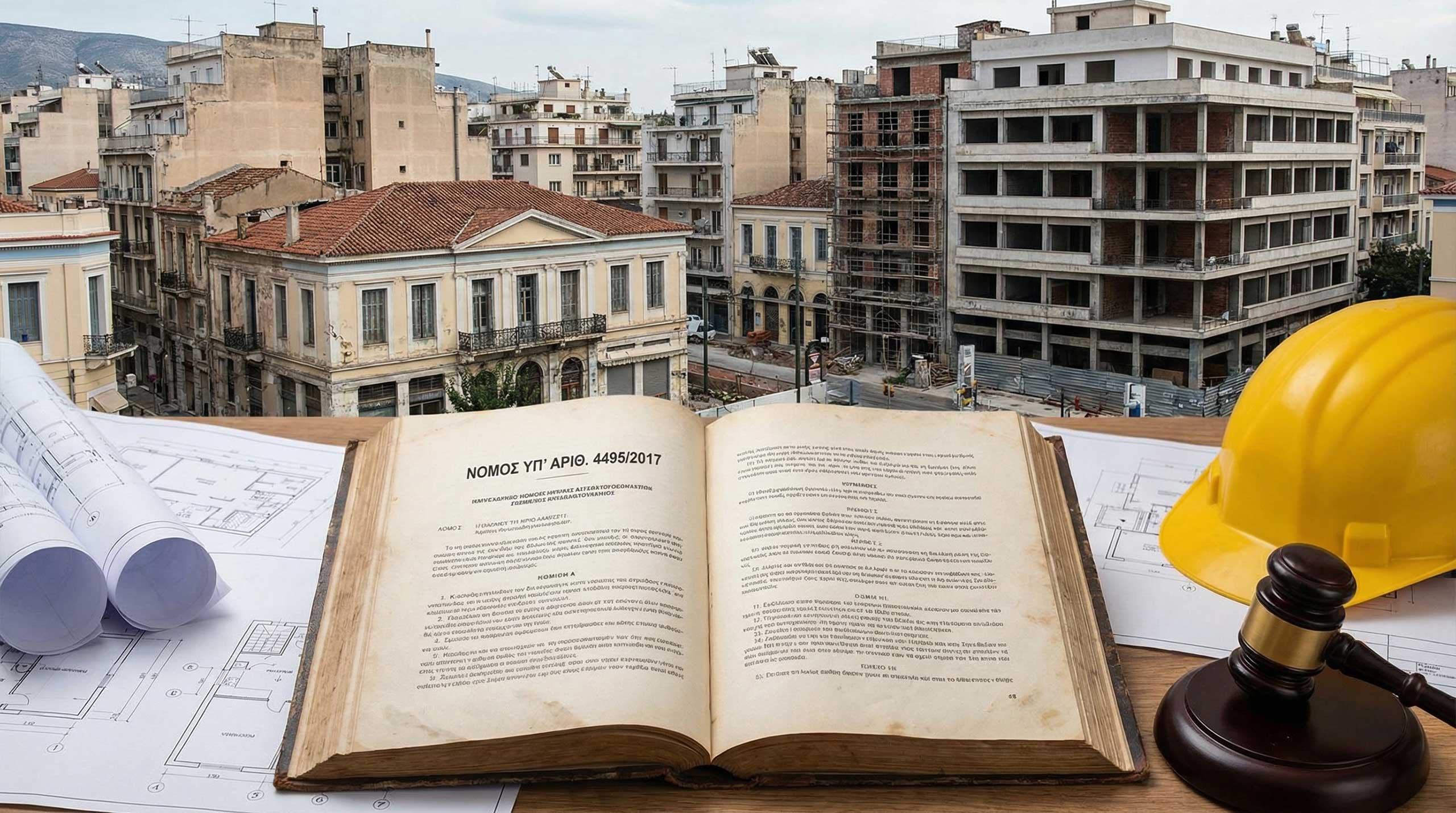 Νομοθεσία 4495/17 με την οποία πραγματοποιεί τις υπαγωγές για τακτοποιήσεις η Dimisign