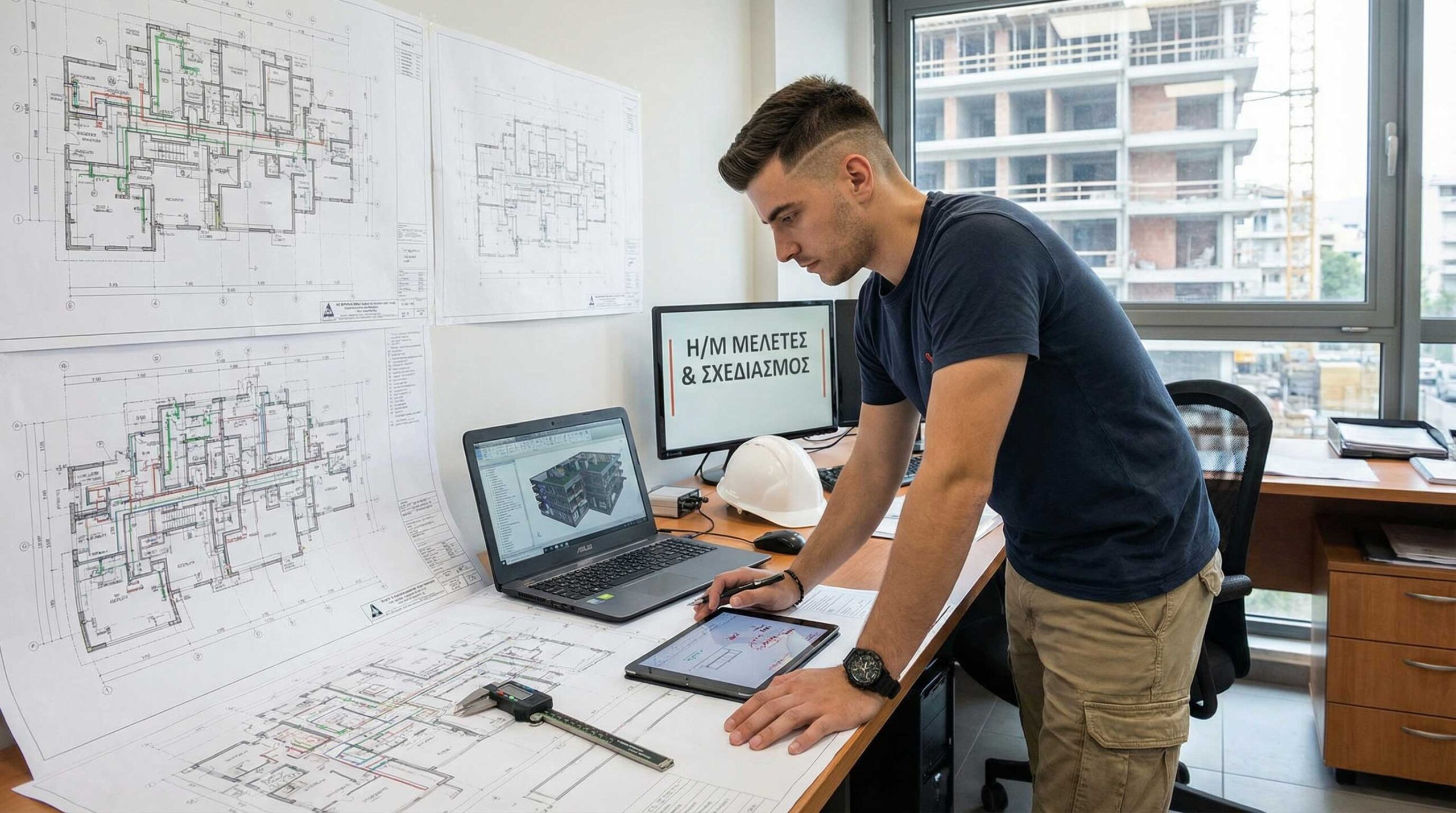 Ηλεκτρομηχανολογικές (Η/Μ) Μελέτες Κτιρίων | Μηχανικός Dimisign
